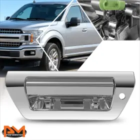 73672pm Pm Performotor For 15-20 Ford F-150 F150 Chrome Rear Door Tailgate Liftgate Handle Hand Grip