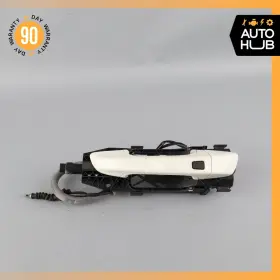95853288501 Porsche 11-18 Cayenne 958 Turbo Rear Left Side Exterior Door Handle White Oem