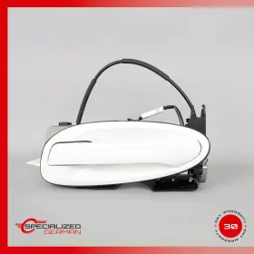 99161317100 Porsche 13-16 981 Boxster Cayman Right Passenger Side Door Handle White Oem 47k