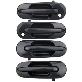 Ppt802388aa Pumpmart Door Handle Front And Rear Outside Outer Set Of 4 Black For 97-01 Honda Cr-v Crv