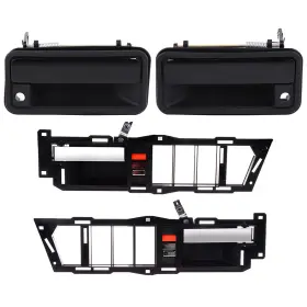 Pum817686s01 Pumpmart For 1988-1994 Chevrolet K1500 Outer Inner Front Left Right Side Door Handles