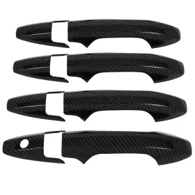 Pump12715601s Pumpmart Fits 07-11 Honda Cr-v Crv Front Rear Left Right Door Handle Cover Carbon Fiber