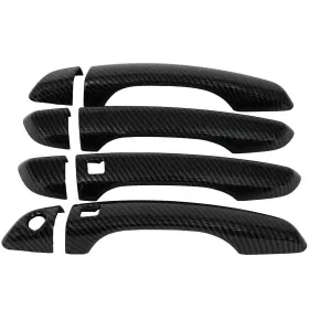 Pump12717401s Pumpmart For Hyundai 2017-20 Elantra Front Rear Left Right Door Handle Cover Carbon Fiber