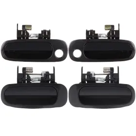 Pump80218801s Pumpmart For 98-02 Corolla Exterior Front Rear Left Right Side Black Door Handles New