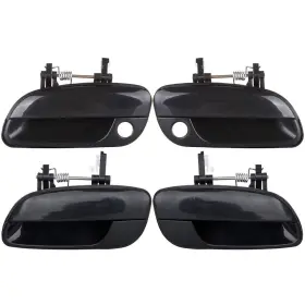 Pumpmart Pump80244901s 4pcs For 01-05 Hyundai Elantra Outer Left Right Front Rear Door Handles Black