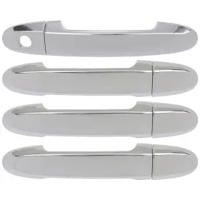 13251634 Qualitiparts 4pcs Door Handle Covers For Hyundai Santa Fe 2006-2012 Front Rear Left Right