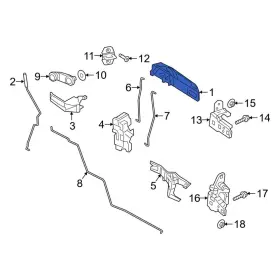 1gh21pwqaf Ram Oe For 3500 2019-2024 Front Left Outer Exterior Door Handle