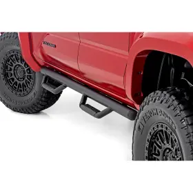 Rct2480cc Rough Country Nerf Step Bars For Toyota Tacoma 2024-2025 Double Cab - Rugged