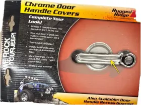 13311.18 Rugged Ridge 804314176662 Door Handle Cover Guard Kit 07-17 Jeep Wrangler