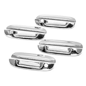S Sizver Gcenvza-1289 Chrome Door Handle Covers For 2006-2010 Cadillac Dts Silver