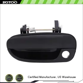 Cb802316s01 Scitoo 1pc For 04-06 Verna 00-05 Accent Black Exterior Front Left Side Door Handle