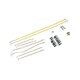 C7zz-6521940-kt Scott Drake 1967-68 Mustang Door Latch Rod Control Set C7zz-6521940-kt Scott Drake 1967-68 Mustang Door Latch Rod Control Set