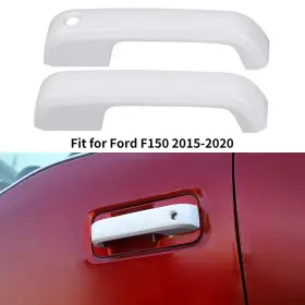 Shineka25052052 Shineka For 15-20 Ford F-150 Door Handle Cover Garnish Finishing Molding Kit Accessories