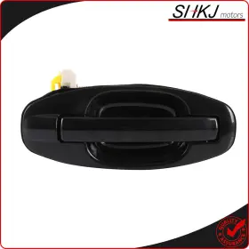 Sh124347k01 Shkj-motors Rear Right Black Outside Door Handle For Hyundai Santa Fe 2001-2006