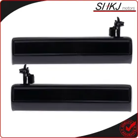 Sh812371k01 Shkj-motors 2x Exterior Door Handle Left And Right For Chevy Pickup Truck S10 S-15 Black