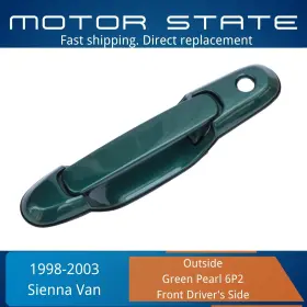 Hd125 Shoponmotorstate Front Left Outside Door Handle Green Pearl 6p2 For 98 99 00 01 02 03 Sienna Van
