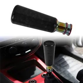 Sm1 513894152504 Black Crystal Transparent Bubble Manual Stick Gear Shift Knob Shifter 137mm