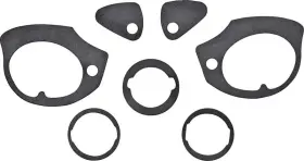 K41522 Soffseal 1962-65 Chevy Ii / Nova Door Handle Gasket Set With Lock Cylinder Gaskets