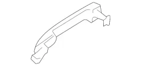 61160al11bm8 Subaru Genuine Handle Outside