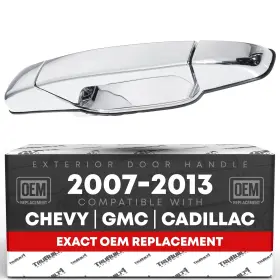 T1a 730656351637 Exterior Front Passenger Door Handle - Compatible With 2007-2013 Chevrolet