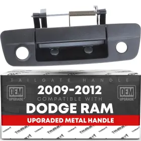 T1a 817801028313 Tailgate Handle Latch For Dodge Ram 1500 2500 3500 With Keyhole Camera Hole