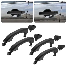 23236150 Tembor Outside Exterior Set Of 4 Door Handle Fits 2014-2019 Chevy Silverado 1500 2500
