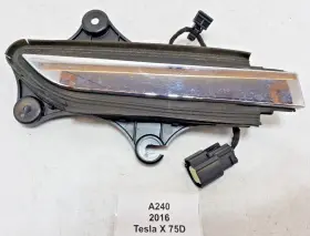 1035419-00-e Tesla 16-20 Oem Model X Front Right Passenger Exterior Door Handle Chrome