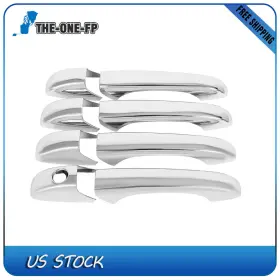 Th12715101f The-one-fp 1set Door Handle Cover For 2008-2011 Avenger Wo/ Smartkey Left Right Chrome