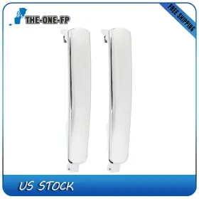Th83109701f The-one-fp 2pcs Exterior Door Handles Rear Left Right For 03-07 Nissan Murano 3.5l Chrome