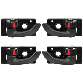 Topcn128579g01 Topcn 4pcs Front Rear Left Right Fits 2005-2009 Hyundai Tucson Interior Door Handles