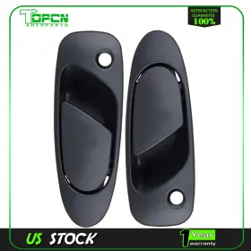 Ta80250201p Topcnautoparts Exterior Door Handle For 1992-95 Honda Civic 93-97 Del Sol Set Of 2 Front