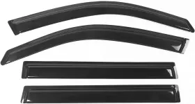 Ikws-hp03 Torcia Tape On Window Visors Fits For 2003-2008 Honda Pilot Side Auto Wind De