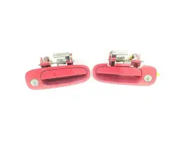 129-50766l Toyota 00 05 Celica Oem Left Right Door Handle Exterior Assembly Has Damage Red