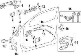 69210-0c100-b2 Toyota Genuine Exterior Door Handle