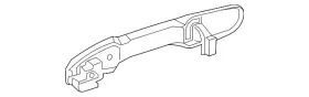 69210-0r070-j1 Toyota Genuine Handle Outside
