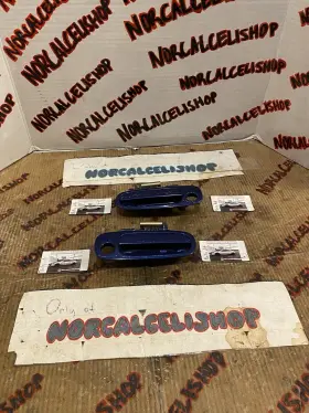 69220-20370-a0 Toyota 2000-2005 Celica Driver And Passenger Side Door Handles Spectra Blue