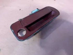 Toyota 692201410018 Supra Door Handle Exterior Trim Maroon Pair Oem 85k Miles
