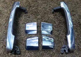 80640-7s000 Toyota 04-14 Nissan Titan Rear Outside Door Pull Handle Pair With Acessories