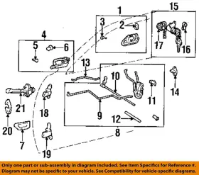 6927707030e3 Toyota Oem 98-99 Avalon Front Door Lock Hardware-handle Bezel