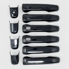Dh6287blk Trim Illusion Snap-on Black Door Handle Cover 2011-2019 Explorer 2012-2014 Edge With Smartkey
