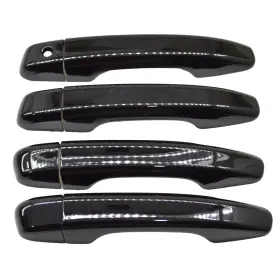 Dh6293blk Trim Illusion 8pc Gloss Black Door Handle Covers No Smart Key For 21-22 Honda Accord