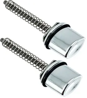 Cm2085 Trim Parts 1960 Impala Bel Air Outer Door Handle Push Button Set 2 With O-rings Made