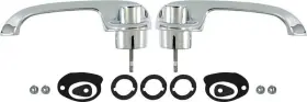 Tf400417b Trim Parts 1955-57 Chevy Bel Air 150 210 Outer Door Handle Set 2 Hardtop Convertible