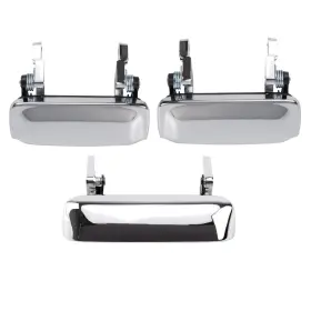 Dha23210 Trq For Ford Ranger 2001-2011 Front Exterior Door And Tailgate Handle Set