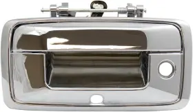 Dha67688 Trq Rear Tailgate Handle Shiny Chrome For 16-18 Chevy Silverado Gmc