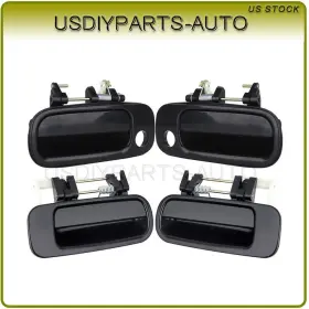 Usd802237y01 Usdiyparts Left Right For Toyota Camry 1992-1996 Black 4x Exterior Door Handles Outside