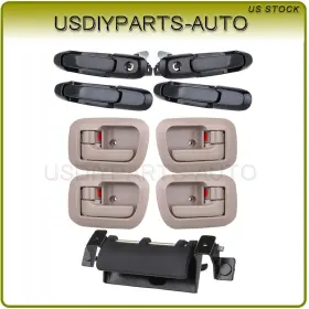 Usd803713y01 Usdiyparts Lh Rh For Sienna 98-03 Black Beige 8x Exterior Interior Door Handles Liftgate