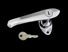 1933 Vintage Yale Lock & Key 1930s 1920s 1930 1931 1932 Nash Packard Desoto Locking Door Handle And