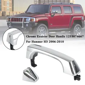 1253074667 Vipjq Chrome Exterior Door Handle For Hummer 2006-2010