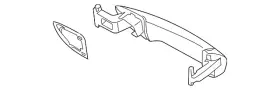 3c0-837-206-gru Volkswagen Genuine Handle Outside